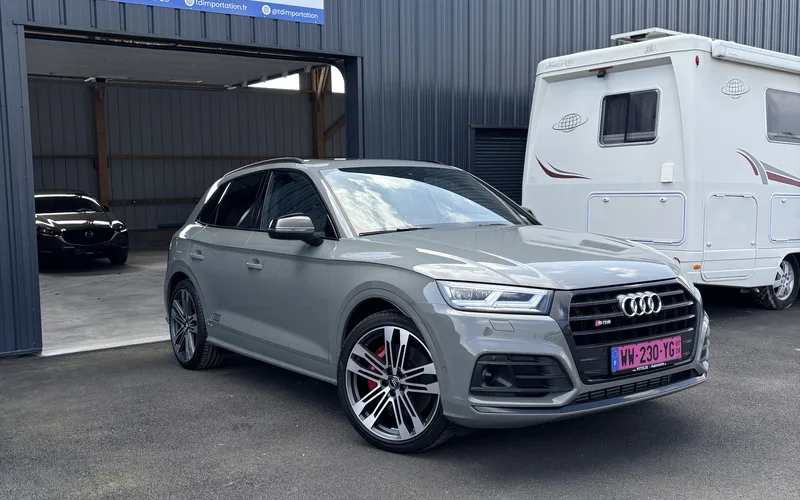 Audi SQ5 367 ch grise 2018 importée d'Allemagne par TD Importation