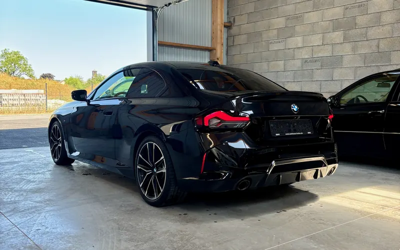 BMW Série 2 Coupé noire importée d'Allemagne par TD Importation